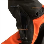 Nepremokavá lovecká oranžová pánska bunda Priedušný podlepený šev pre poľovníkov Outdoorové turistické oblečenie