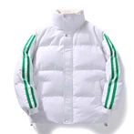 Biela pánska bunda Puffer